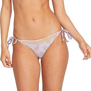 NEW Volcom Floral "Higher Flower" Skimpy Side Tie String Bikini Bottoms Sz. 16W